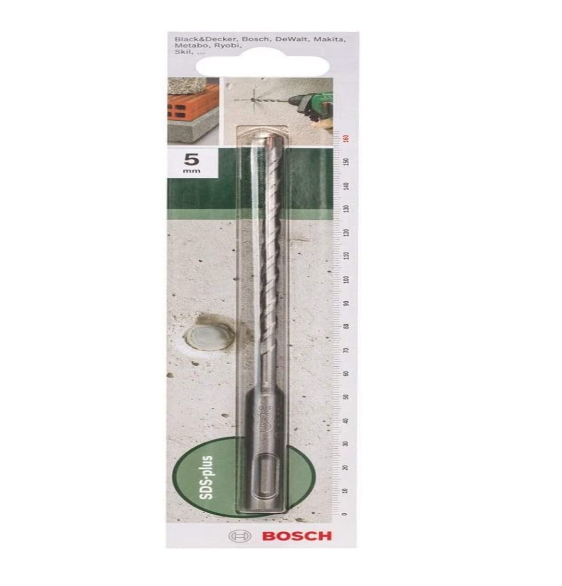 BOSCH -PUNTA PER CALCESTRUZZO SDS PLUS 5MM