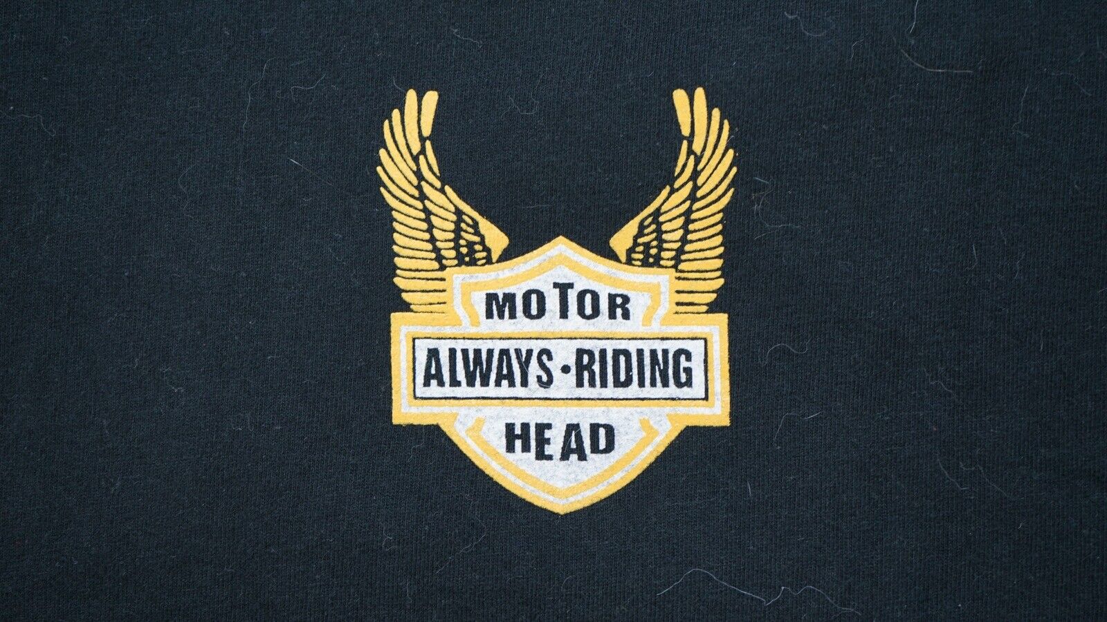 Rare VTG Motor Head Always Riding If You Can Read… - image 3