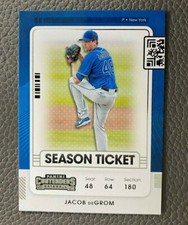 2021 Panini Contenders Base Season Ticket #28 Jacob DeGrom - New York Mets