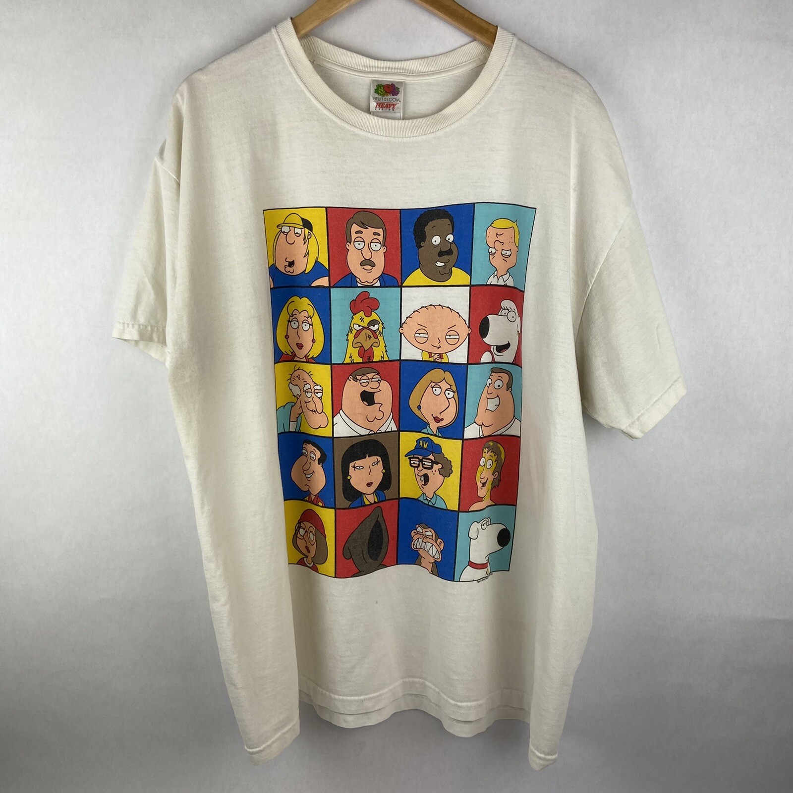 Family Guy 2008 Fox T Shirt White Size 
