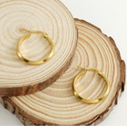 Women's titanium steel round earrings, simple solid color button earrings