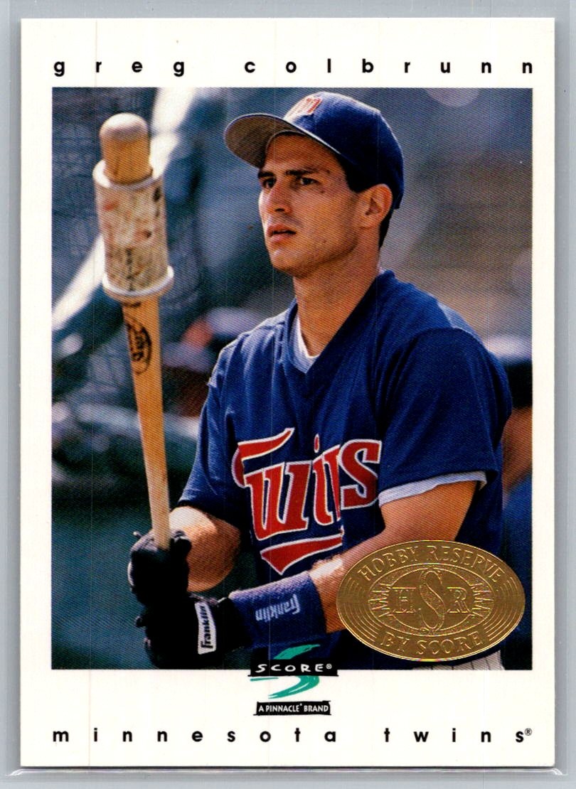 1997 Score Baseball Hobby Reserve by Score #357 Greg Colbrunn - Twins