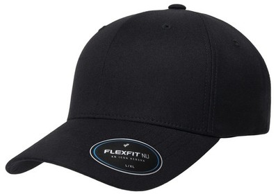 Flexfit Unisex Nu Baseball Cap, Black, Small-Medium