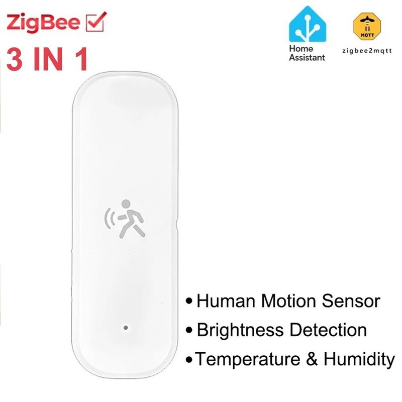 Smart ZigBee PIR Human Motion Sensor Securit Radar Temperature Humidity Detector