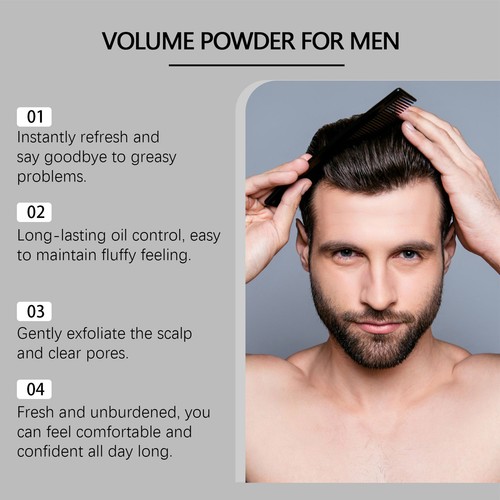 Hair Styling Powder Volumizing Matte Finish Texturizing Natural 1.41 Oz 40g - Picture 7 of 10