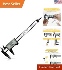 Lightweight 6-Inch Digital Caliper with Jumbo LCD for Easy Precision Measurement