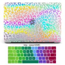 Laser leopard Case Keyboard Cover For Macbook M4 Air 13 15 Pro 16 14 11 12 inch