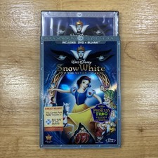 Snow White the Seven Dwarfs Blu-ray, DVD, 2009, 3-Disc With Slipcover New