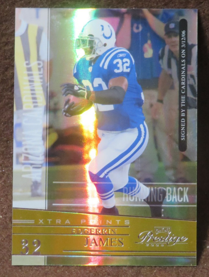 14283 2006 PRESTIGE EDGERRIN JAMES #67 XTRA POINTS