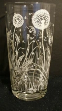 Gregory Duncan 5 1/2" Dandelion Highball West Virginia Glass Specialty  -1