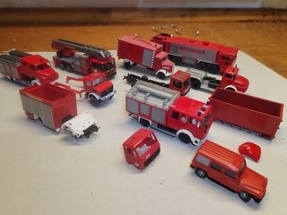 Feuerwehr 1:87 Bastelmodelle Konvolut