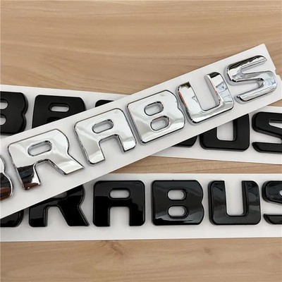 Car Badge Nameplate Trunk Sticker Rear Sticker For Mercedes benz BRABUS Sticker
