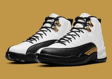 Jordan 12 Retro Royalty Taxi White Black Gold 2021 Men's NEW Size US 7-12