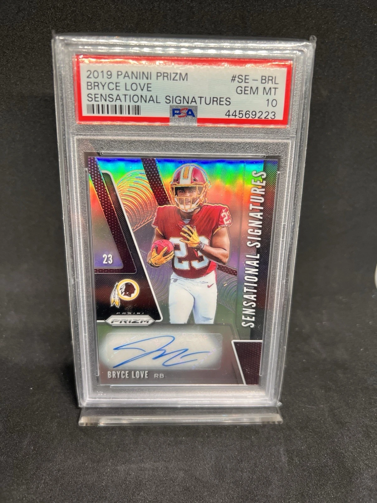 Bryce Love Panini Prizm Sensational Signatures #SEBRL Base