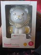 Project Nursery Sound Soother With 6 Pre-loaded Sounds Lion.