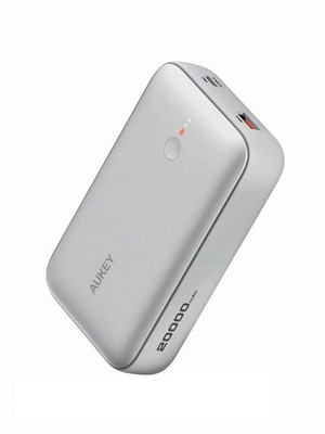 NIB AUKEY Spark Mini 20000mA Compact Fast Charging Power Bank PB-Y57 Frost White