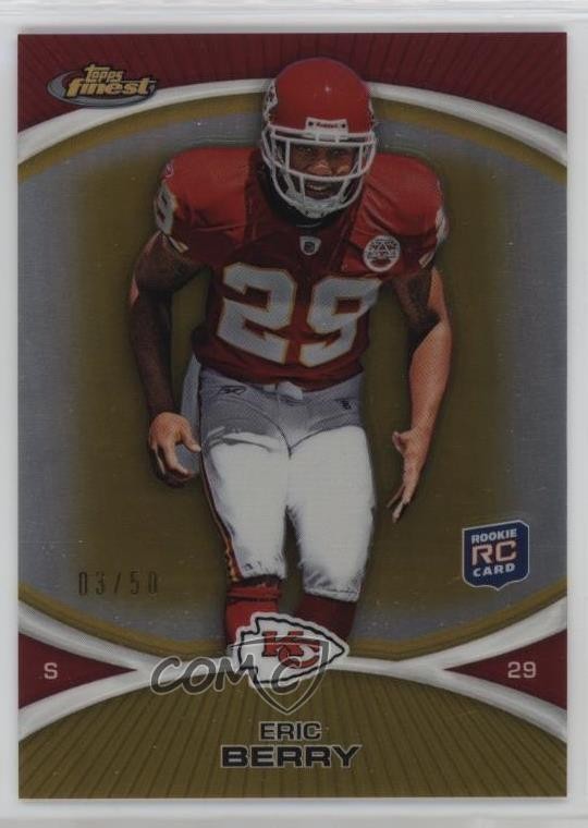Eric Berry Finest #102 Gold Refractor