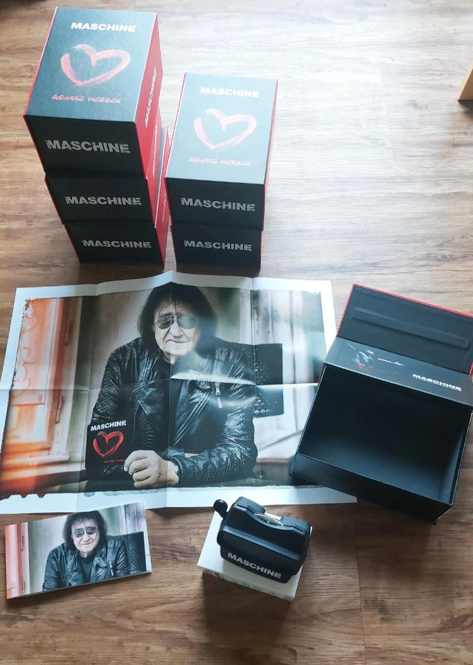 6 x MASCHINE - Große Herzen - Ltd. Boxset - ohne CDs! - Neuware - 2022 - Bild 3 von 4