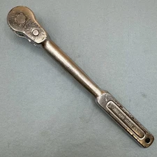 INDESTRO Select Model 6470 Open Gear Ratchet 1/2" Drive Vintage Forged in USA