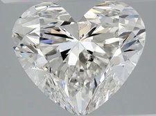 Cert. GIA 1.50 Carat Heart Cut Natural Mined Diamond Loose G color SI1 clarity