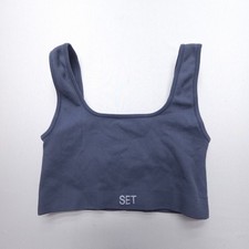 Set Active Sculptflex Sports Bra Size Small Blue Gym Compression Running Yoga