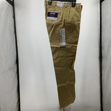 291. IZOD Men's Non-Iron American Chino Slim Fit Flat Front Khakis Size 32X32