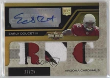 2008 Topps Triple Threads Sepia /75 Early Doucet III #128 Rookie Auto RC