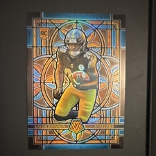 2025 Panini Mosaic Rookie Kaleb Johnson #21 Prizm Insert Steelers NFL ￼Oversized