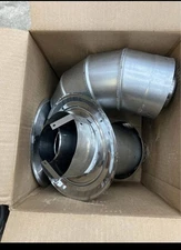 Rheem 3 in.x 5 in. Steel Low Profile Termination Vent for Tankless Water Heaters