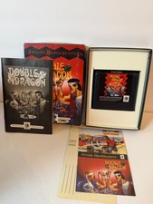 Double Dragon Sega Genesis 1992 RARE CIB Manual Registration Insert Carboard box