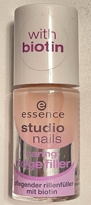 essence Studio Nails CARING RIDGE FILLER Rillenfüller Nagellack mit Biotin 10 ml