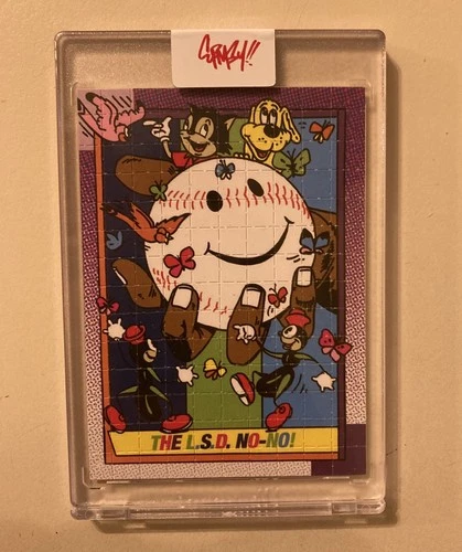 Ermsy Topps Project 70 Dock Ellis Companion Card LSD No No Hitter W/Stickers COA