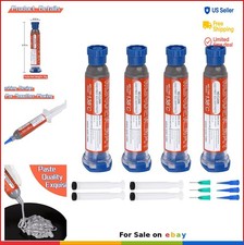 Solder Paste Tin42 Bismuth58 No Clean 138C Melting Point 30g 4 Pack for Circuit
