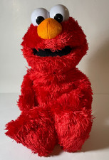 Sesame Street Hug Me 14" Elmo Hasbro 2018 English/Spanish Bilingual, Works, EUC