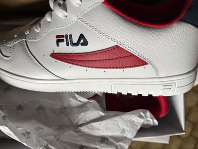 FILA FX-100 LOW Herren Sneaker Weiß Rot Leder Low Top EU 47 UK 12 26040097.1FG