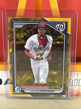 2024 Bowman Draft Chrome Sapphire GOLD Ice /50 VICTOR HURTADO #BDC-168 WASH SP