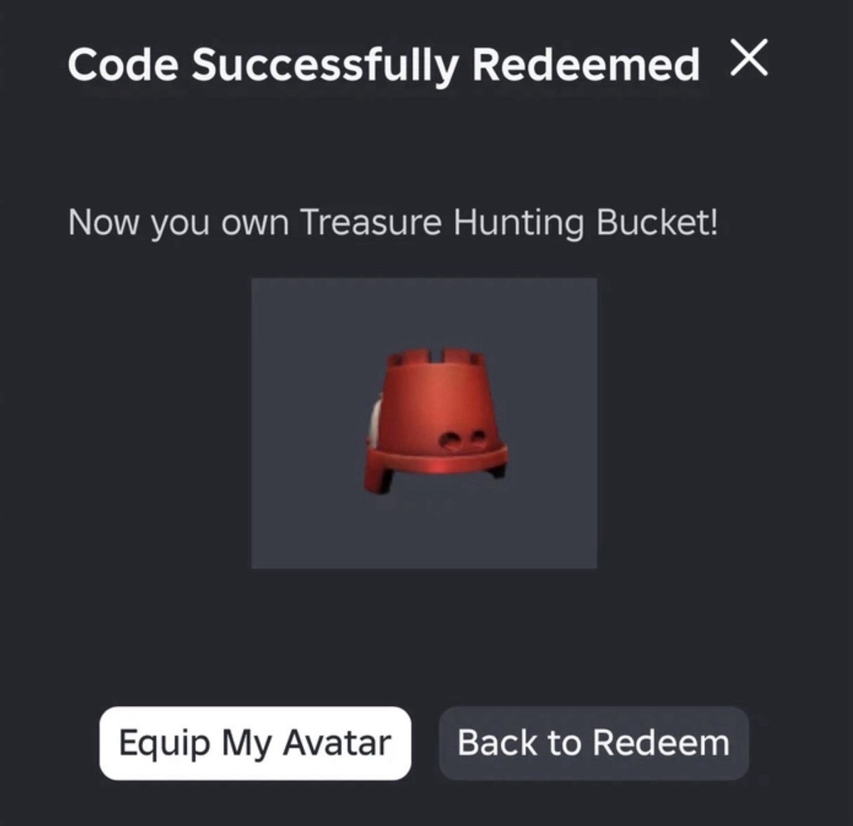 Robl0x Treasure Hunting Bucket Hat Red Beach King Helmet Series 5