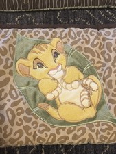 Vintage Disney Baby Simba's Wild Adventure Bedding Replacement Pieces Only
