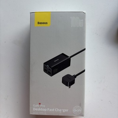 Baseus 100w Gan Charger Desktop Fast Charger 2C+2U 100W US