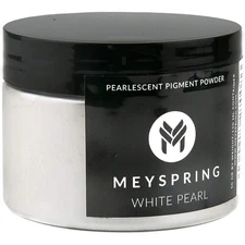 MEYSPRING White Pearl Mica Powder - 50g - White Resin Art Pigment - Mica Pow...