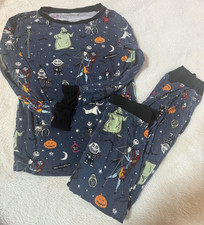 Little Sleepies Bamboo Nightmare Before Xmas Jack Skellington Friends PJs 4 4T
