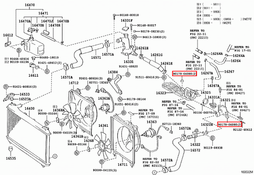 Genuine Lexus RX400 h MHU38 MHU33 Nut - Picture 5 of 20