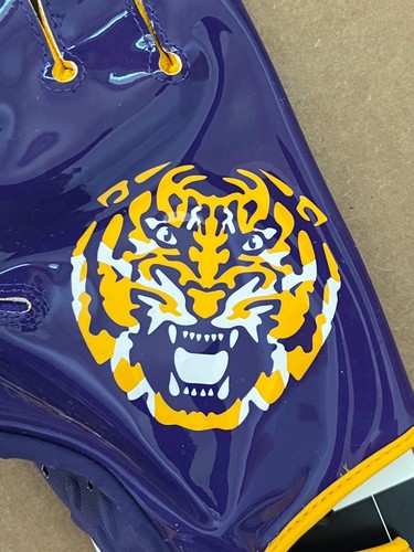 Sz XL Men - Nike Vapor Jet LSU Tigers PE Team Issued Football Gloves RARE NEW - Picture 2 of 5