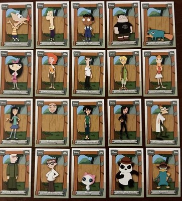 2026 Topps Disney Neon PHINEAS AND FERB P&F-1 to P&F-20 - COMPLETE SET