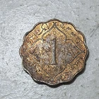 1943 British India One Anna — photo from another recent sale