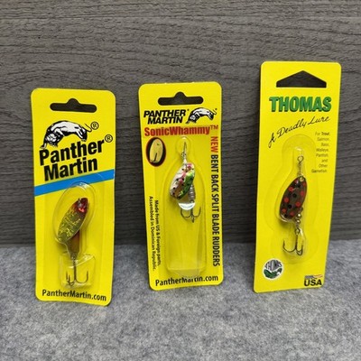 Panther Martin SonicWhammy Thomas Fishing Lure Lot of 3 Spinners Spoons New