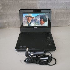 Sony DVP-FX780 Portable DVD Player 7 inch Screen Car Power Supply Tested Working