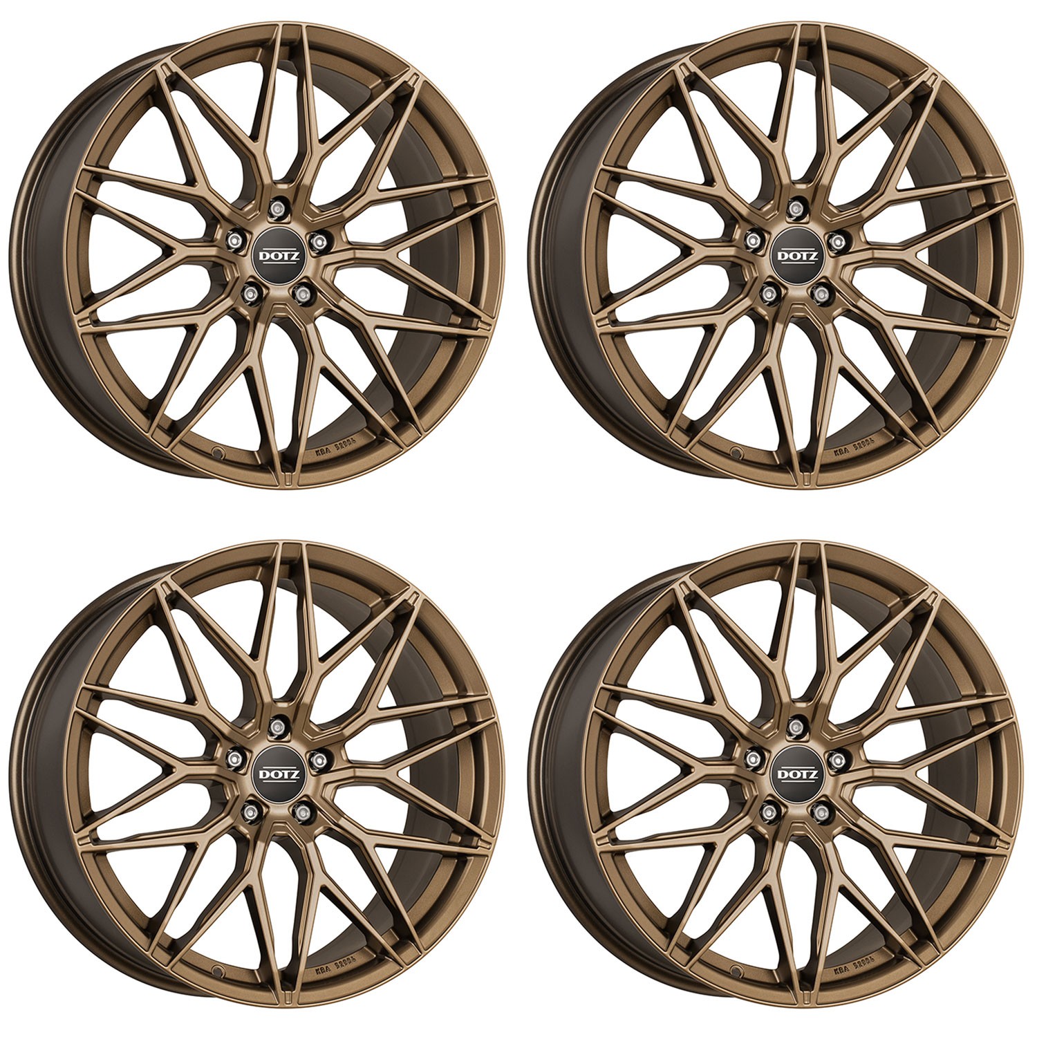 4 Dotz Suzuka bronze wheels 9.0Jx20 5x112 for Seat Ateca Leon Tarraco