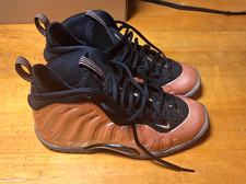 Nike Air Foamposite One Copper Size 5Y 644791-601 Pre-Owned