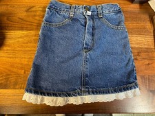 Vintage 80s Baby Guess Denim Mini Skirt by Georges Marciano 4T Girls USA